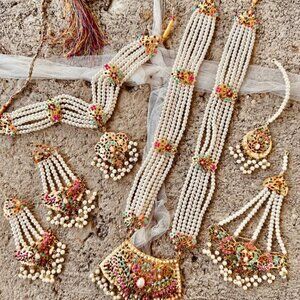 Jewelry Set - Hyderabadi Heritage Multi-Coloured Set